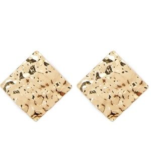 🔥LAST 2 PAIRS🔥SQUARED HAMMERED EARRINGS